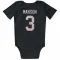 Black Chicago Blackhawks Dave Manson   Newborn & Infant Bodysuit