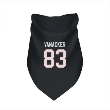 Black Chicago Blackhawks Marek Vanacker   Dog & Cat Pet Bandana