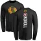 Black Men's Cliff Koroll Chicago Blackhawks Backer Long Sleeve T-Shirt -