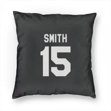 Black White Chicago Blackhawks Craig Smith   Pillow Cover (18 X 18)