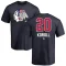 Navy Men's Cliff Koroll Chicago Blackhawks Name and Number Banner Wave T-Shirt -