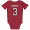 Red Chicago Blackhawks Dave Manson   Newborn & Infant Bodysuit