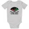 White Chicago Blackhawks Dave Manson   Newborn & Infant Bodysuit