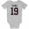 White Chicago Blackhawks Jonathan Toews   Newborn & Infant Bodysuit